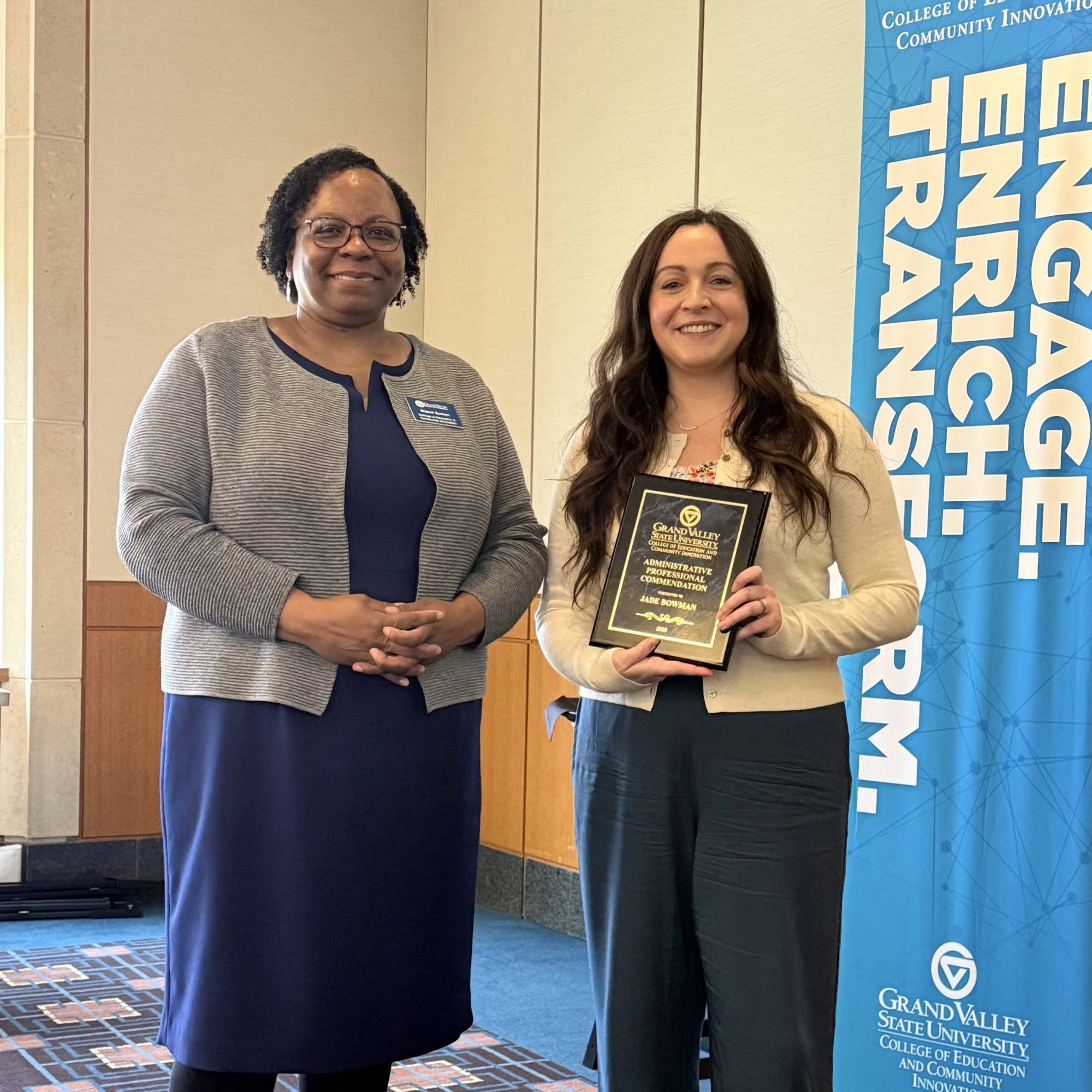 Jade Bowman, 2025 Administrative Professional Commendation Recipient